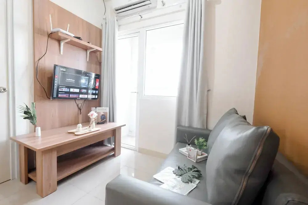 Neutral Tone 2Br At Green Pramuka City Apartment