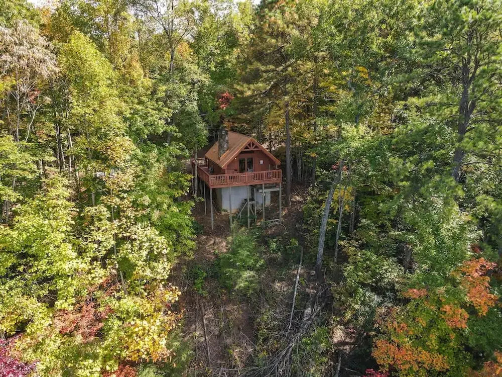 Cute Studio Cabin Views Private Hot Tub Relax
