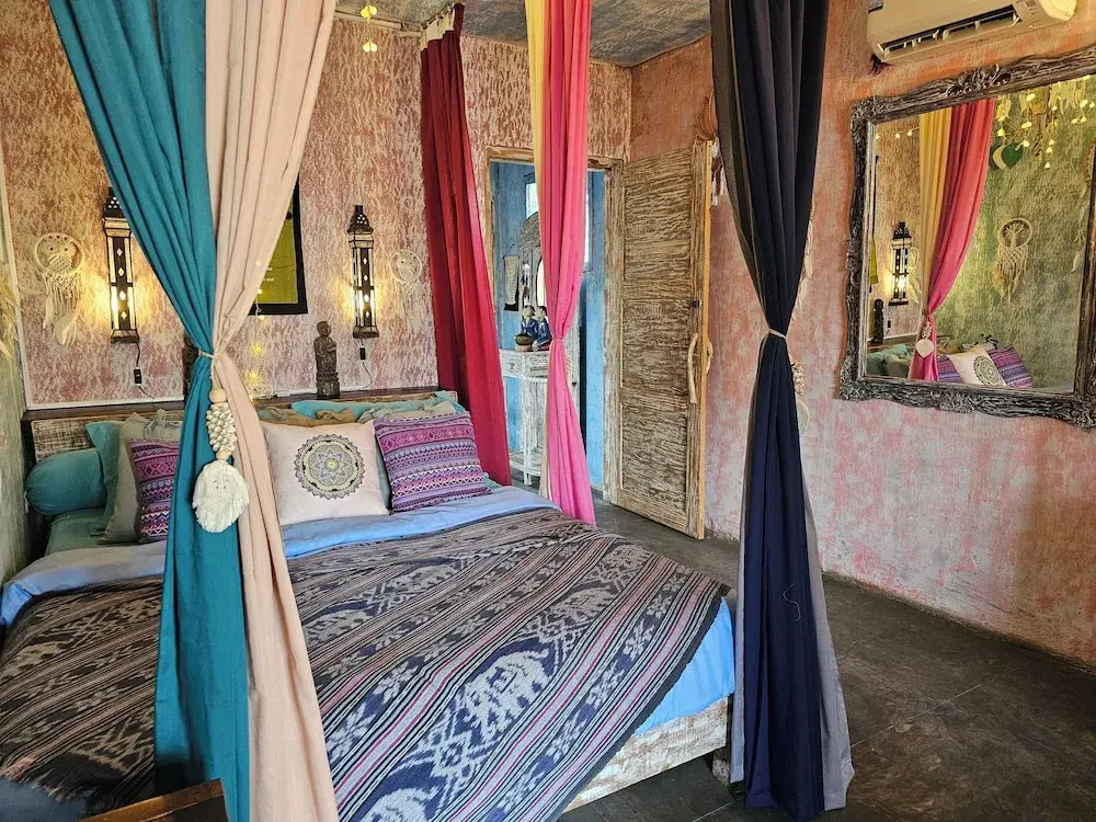 Standard Double room with balcony and with garden view (full double bed)