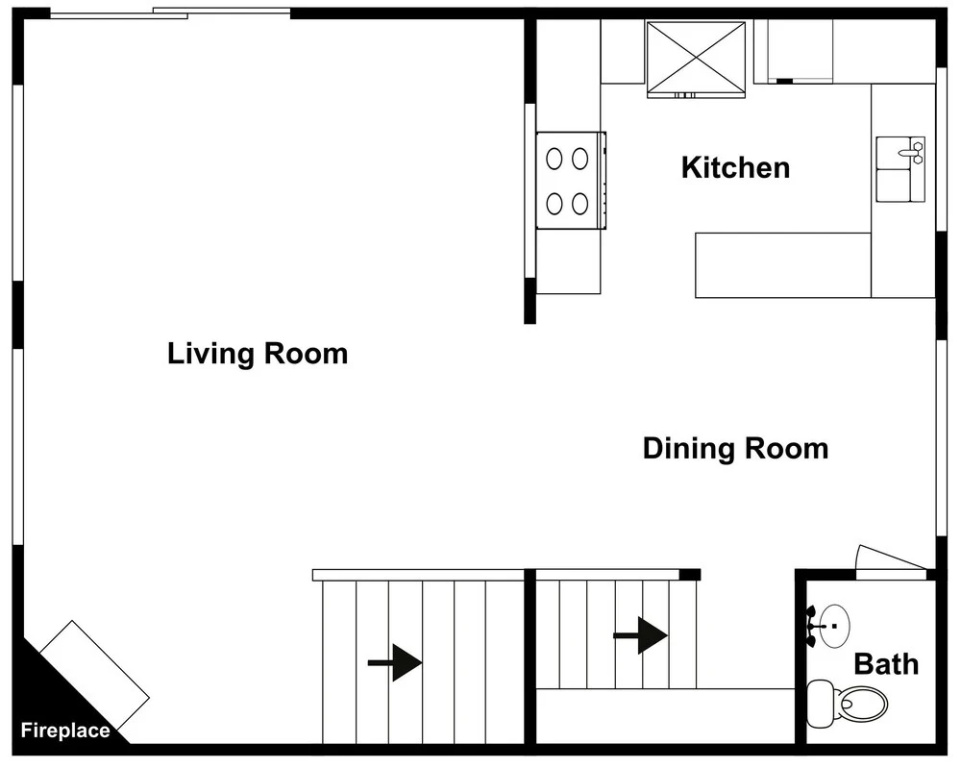 11bs3dmf 2 Bedroom Townhouse 1