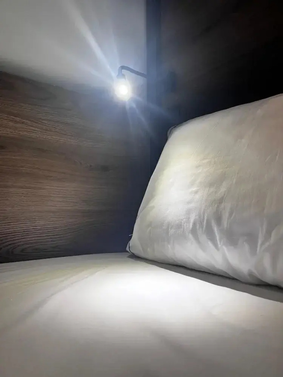 Bed in Dorm with balcony