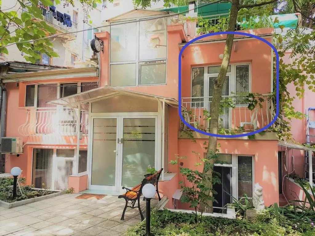 Studio with balcony