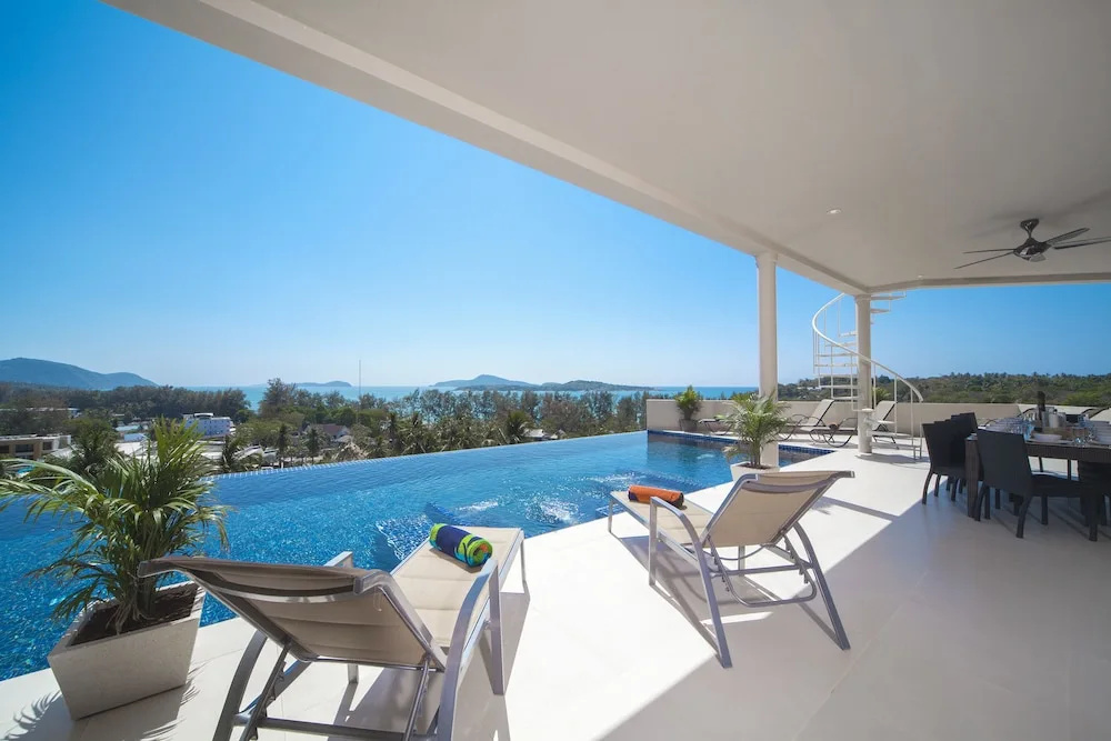 View Peche Villa 8 Bed 180 Degree Views across the Andaman Sea