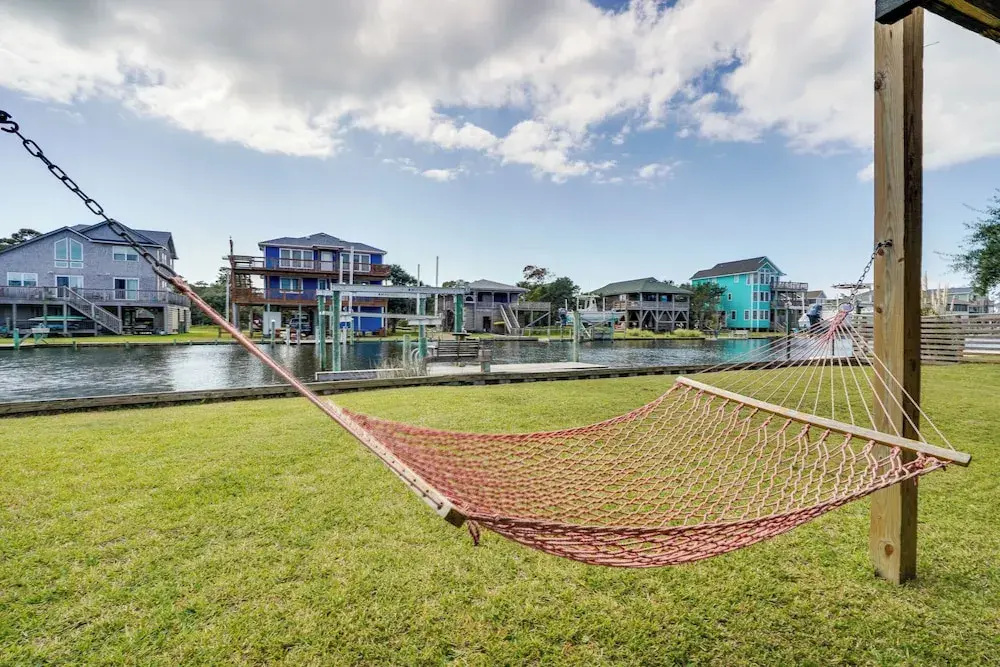 Frisco Coastal Paradise w/ Boat Dock & Water Views