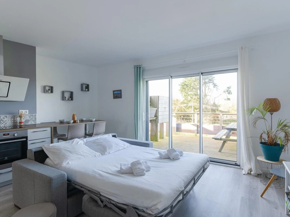 Voir la photo 1 — Apartment in Ploudalmezeau Near Treompan Beach