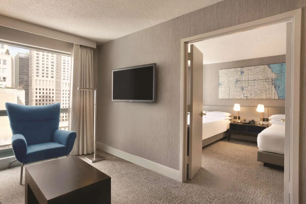 Hilton Chicago/Magnificent Mile Suites - Chambres