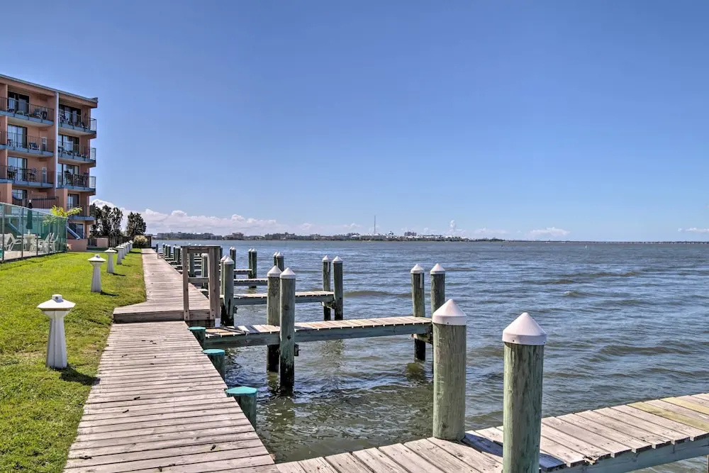 Waterfront + Pool! Ocean City Condo 1 Mi to Beach