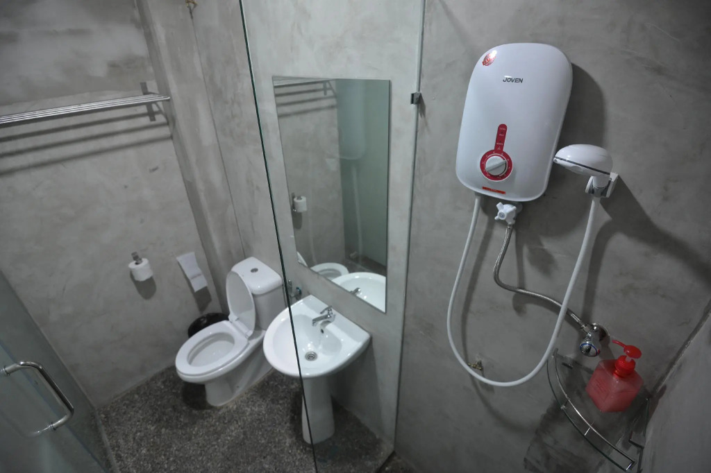 標準四人家庭房，配有雙人床