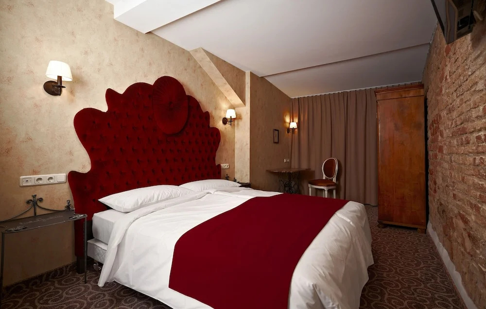 Семейный люкс односпальная кровать в Hotel Justus