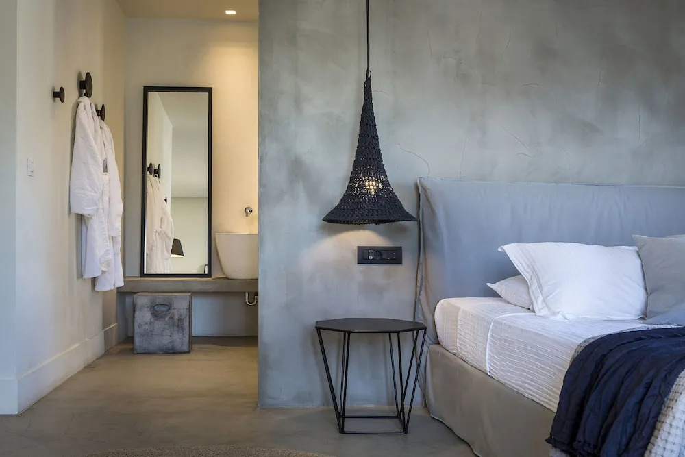 豪華四房套房，帶有海景雙床