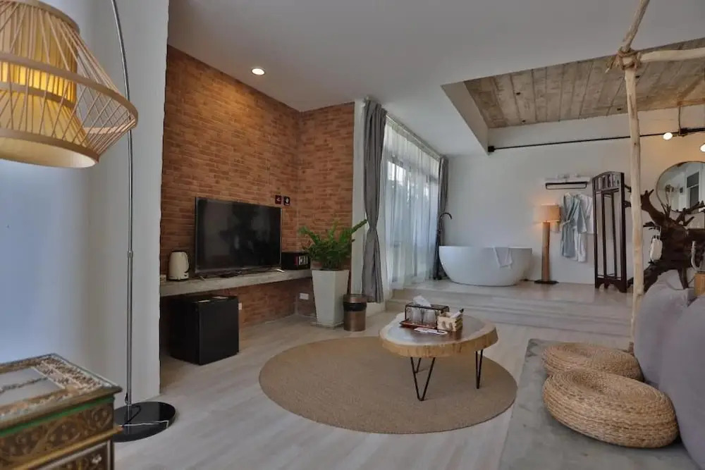 Двухместный номер Luxury двуспальная кровать в YOLO Bangkok Boutique Hotel