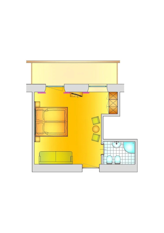 Boutique Double room (full double bed)