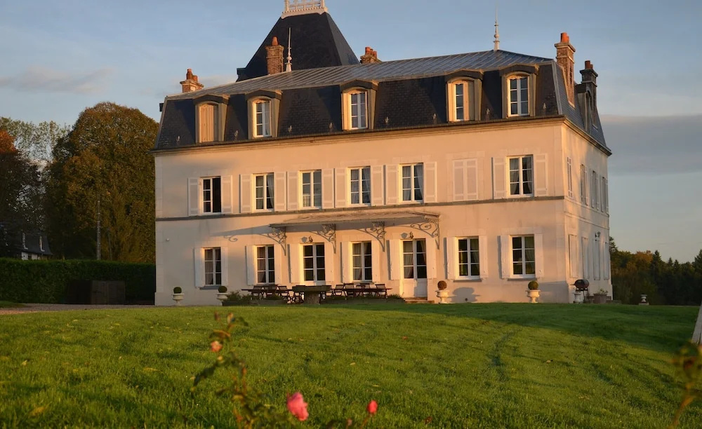 Castle in Asnieres With Tennis & Forest Views