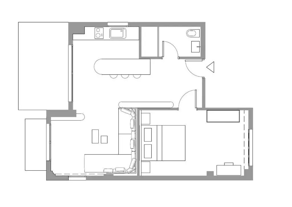 Apartment with sea view