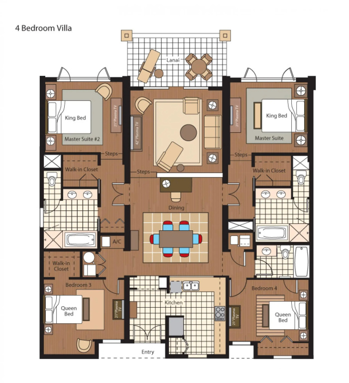 4-Bedroom Villa 104 in Kahuku