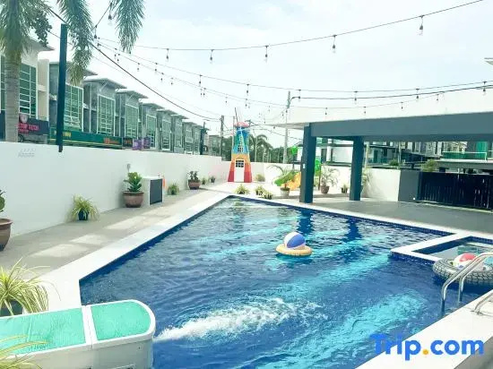 Ipoh Fairy Villa 3: Pool, Jacuzzi & KTV (23 people)
