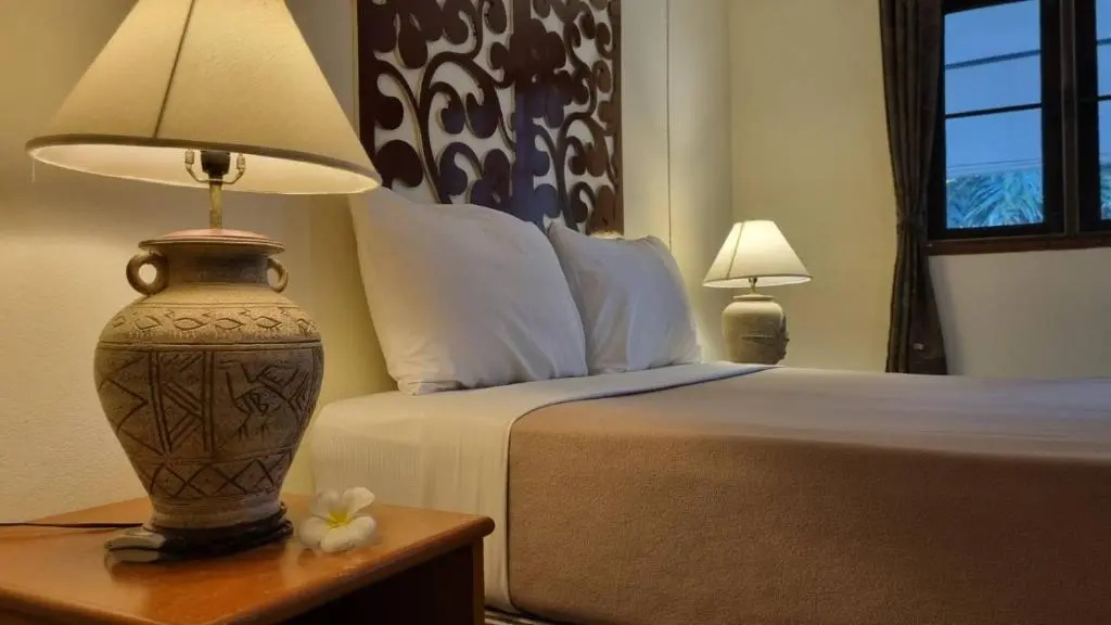 Double room with garden view (full double bed)