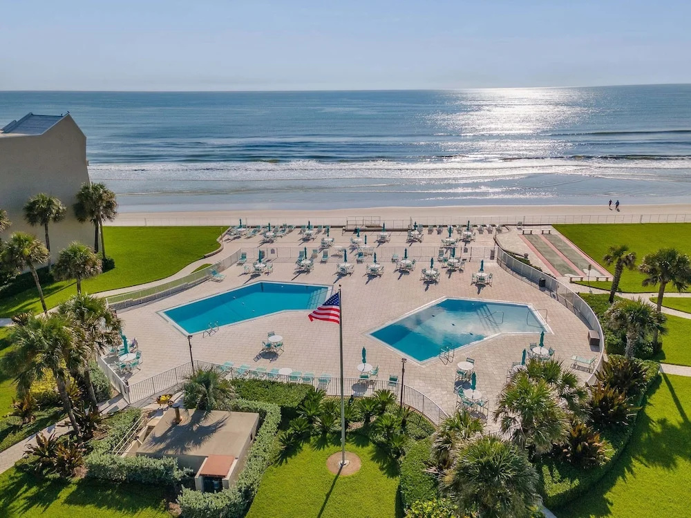 Updated Oceanview Retreat With Pools, Pickleball & Direct Beach Access