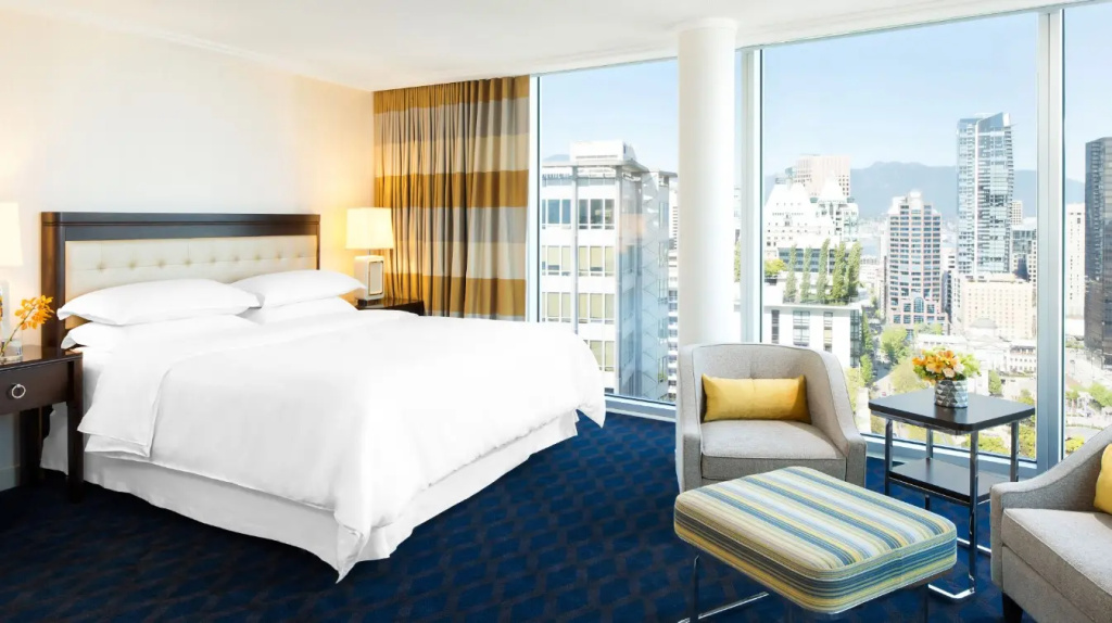 Sheraton Vancouver Wall Centre - Chambres