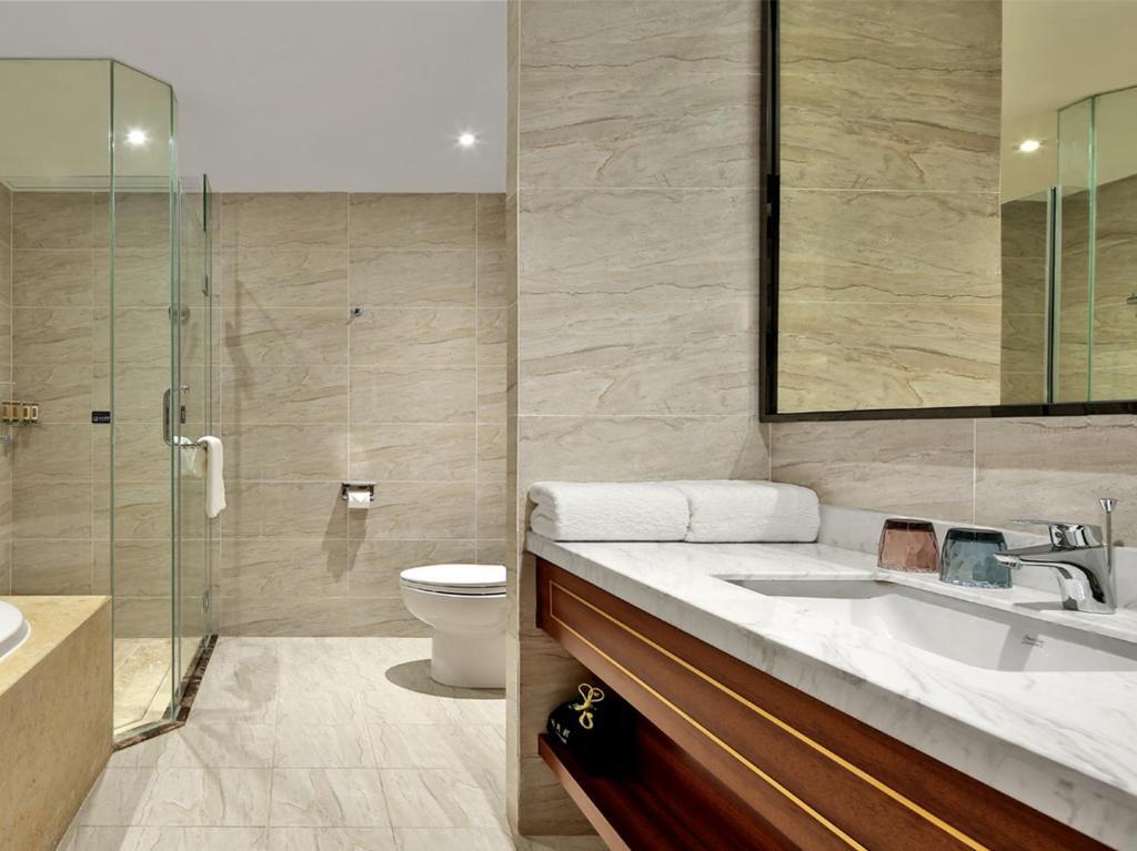 Двухместный номер Business двуспальная кровать в Chengdu qinhuang yongan hotel