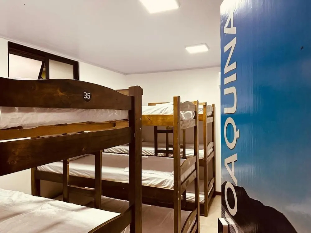 Bed in Dorm with city view