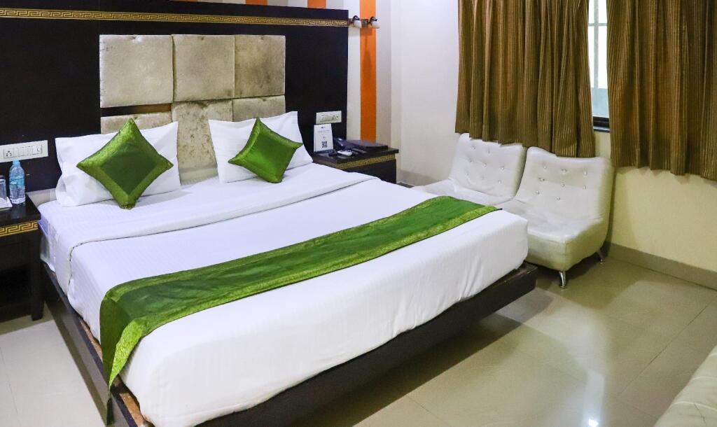 觀景標準雙人房，配有雙人床