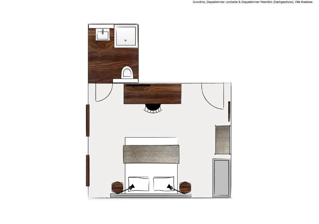 Standard Double room (full double bed)