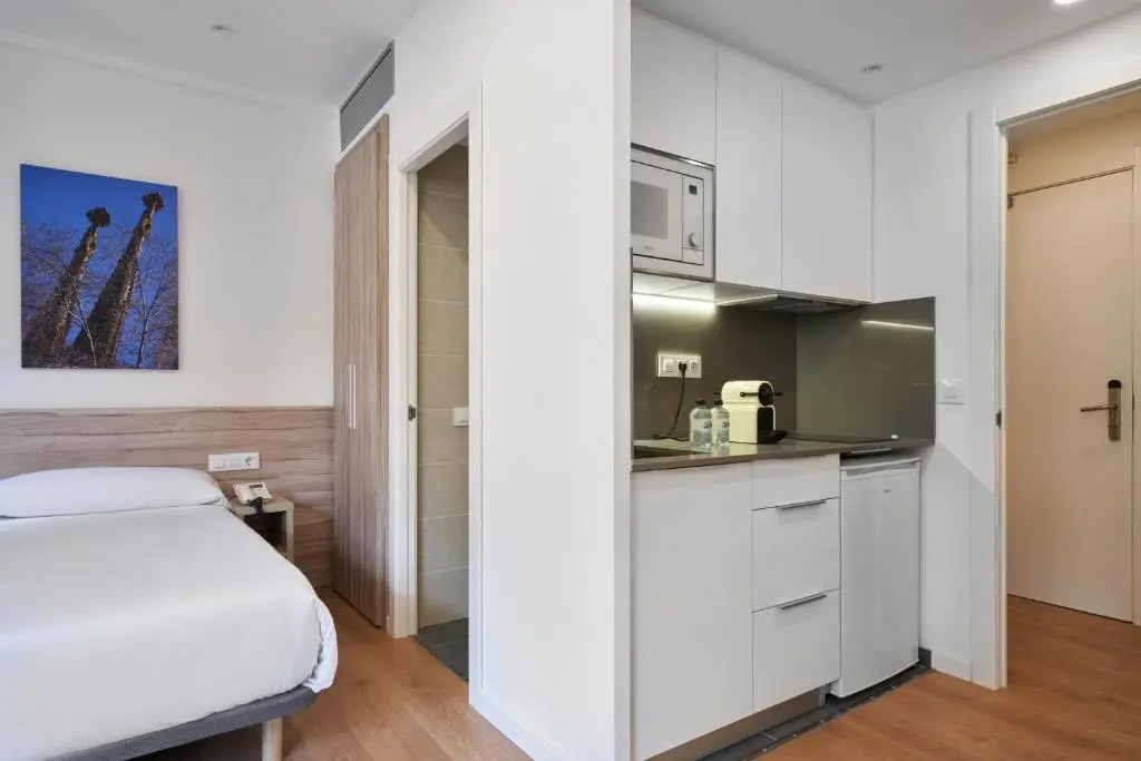 Aparthotel Augusta Barcelona - Chambres