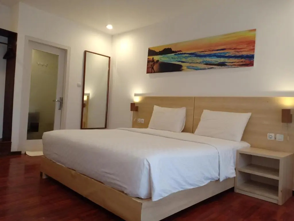 Standard Double room with pool view (full double bed)