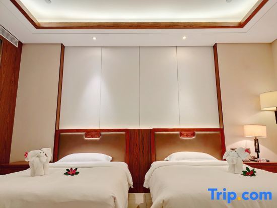 Двухместный номер Deluxe с видом на сад 2 отдельные кровати в Jinghai Hotel & Resort
