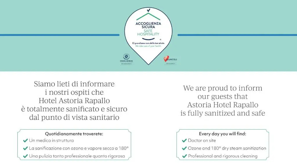 Hotel Astoria Rapallo - Chambres
