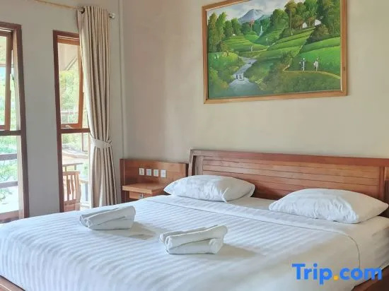 Deluxe Double room with garden view (full double bed)