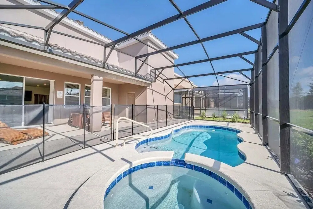 7551ol · Brand New 7 Bed Villa With Pool & Spa Near Disney