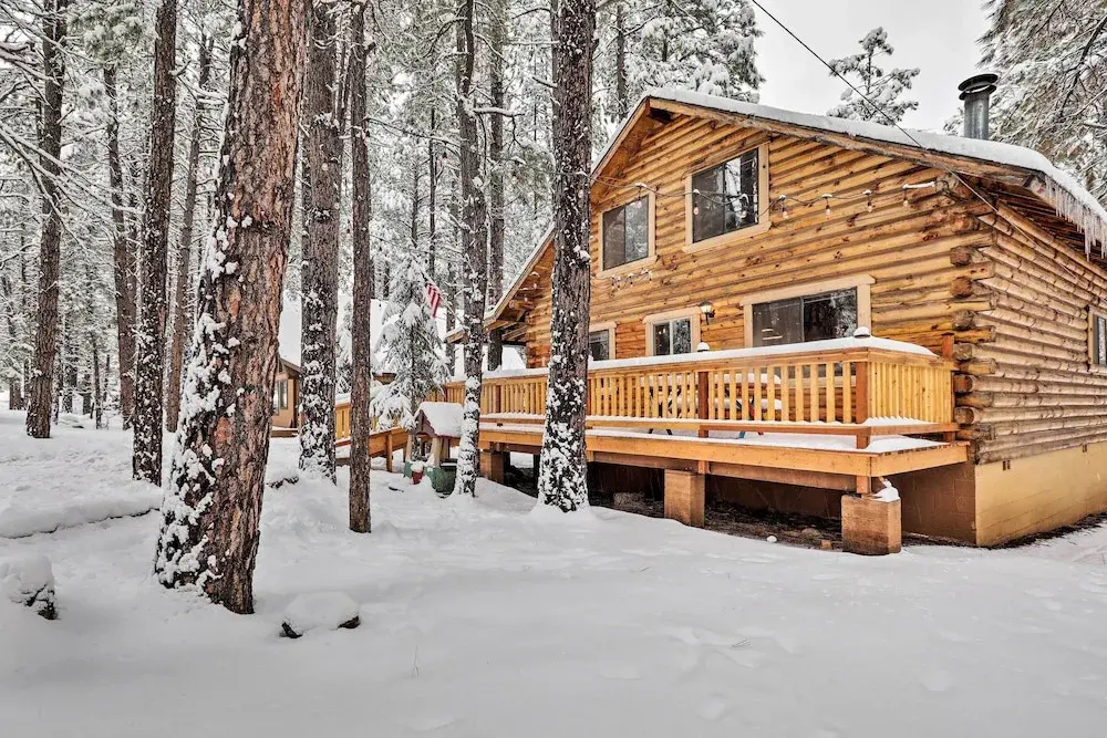 Furnished Deck: Cabin in Coconino National Forest