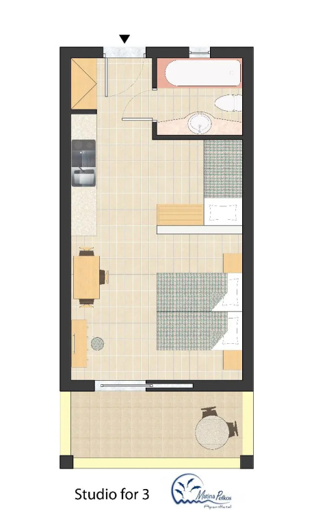 Matina Pefkos Aparthotel - Chambres