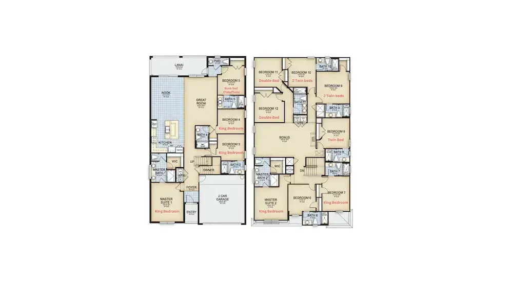 Veranda Palm Resort 12br Pool Spa Villa 2425, Kissimmee