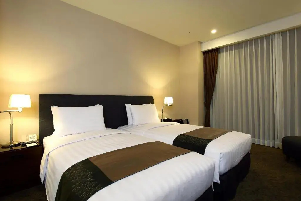 Standard Double room with balcony and with sea view (twin beds)