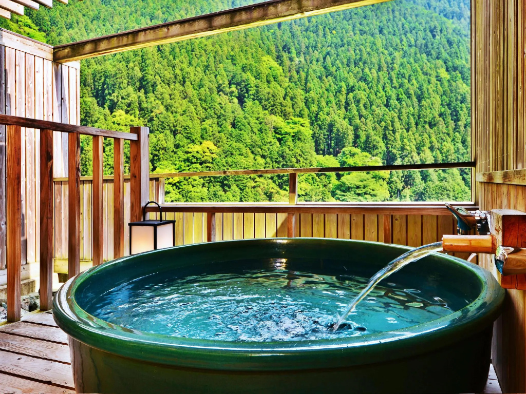 Japanese Style with Open-Air Bath room