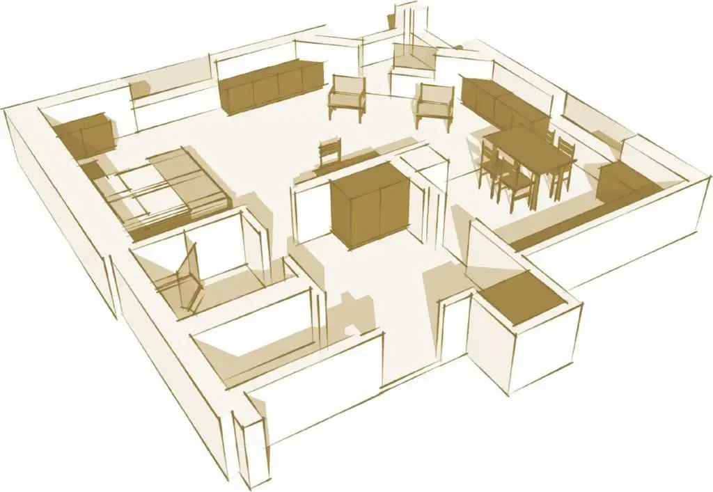 Double Studio full double bed