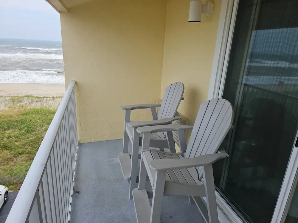 Double Apartment with balcony and with ocean view (full double bed)