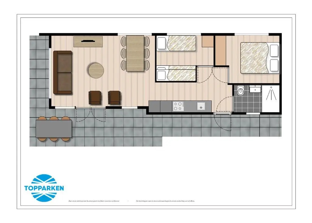 TopParken Resort Bosvallei - Chambres