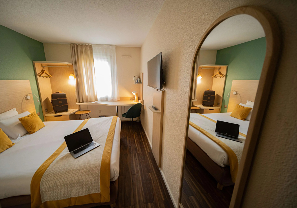 Hotel Kyriad Lyon Est - Bron Eurexpo Le Cottage - Chambres