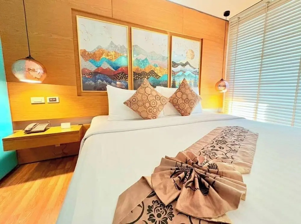 Двухместный полулюкс двуспальная кровать в I Residence Hotel Silom