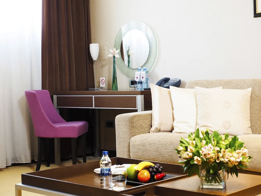 Двухместный люкс двуспальная кровать в In Hotel Belgrade
