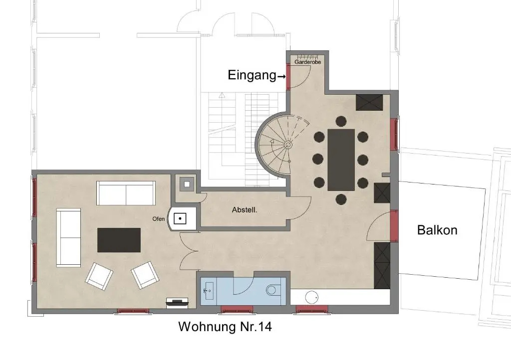 3 Bedrooms Apartment