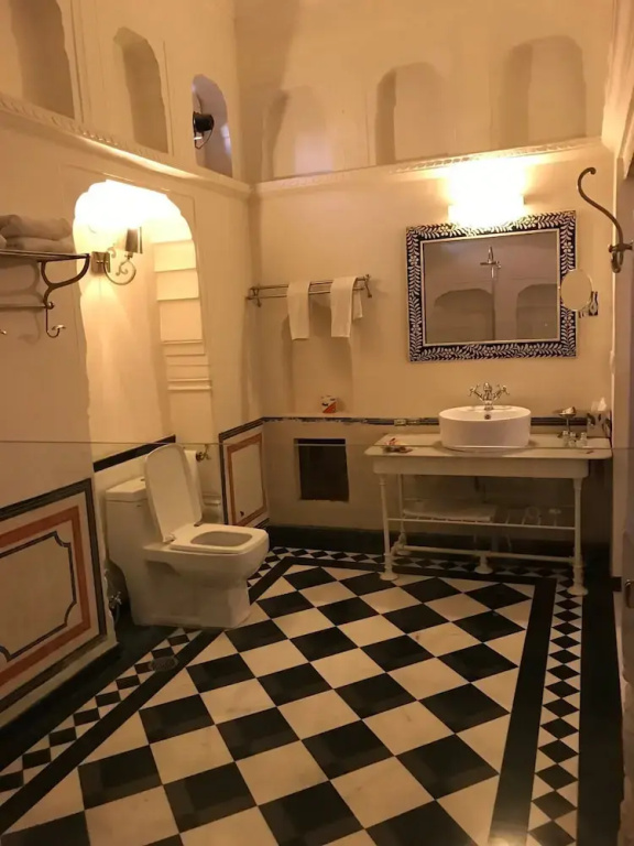 1 Bedroom Deluxe Double room with balcony and with courtyard view (full double bed)
