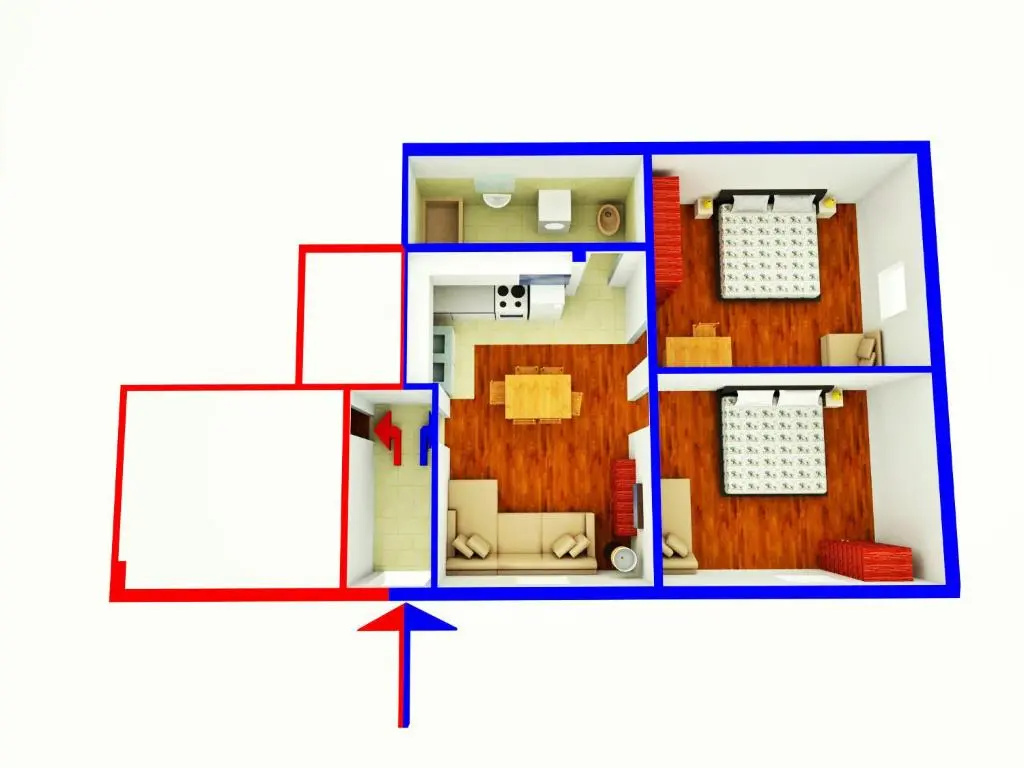 2 Bedrooms Apartment