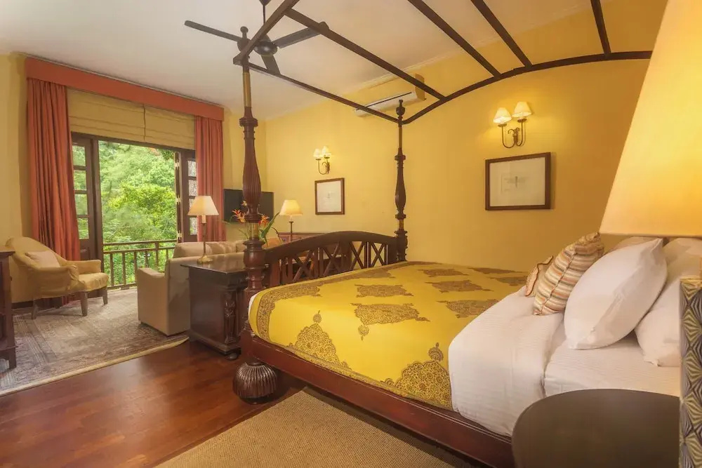 Double Junior Suite with garden view (full double bed)