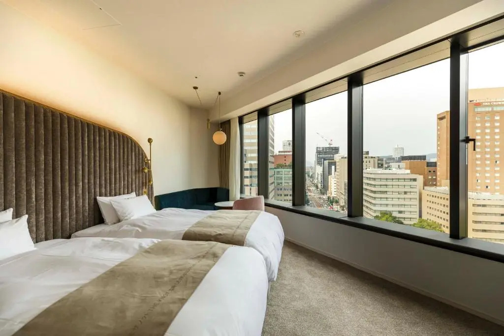 Deluxe Double room with city view (twin beds)