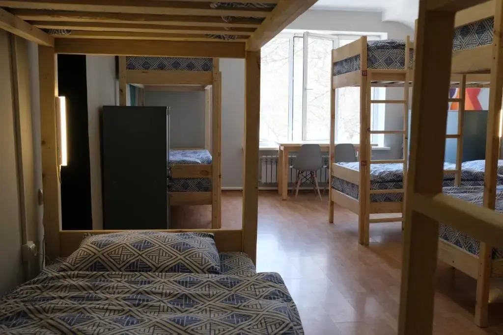 Кровать в общем номере в Wanderlust  Riverside hostel (Вандерласт Риверсайд хостел)